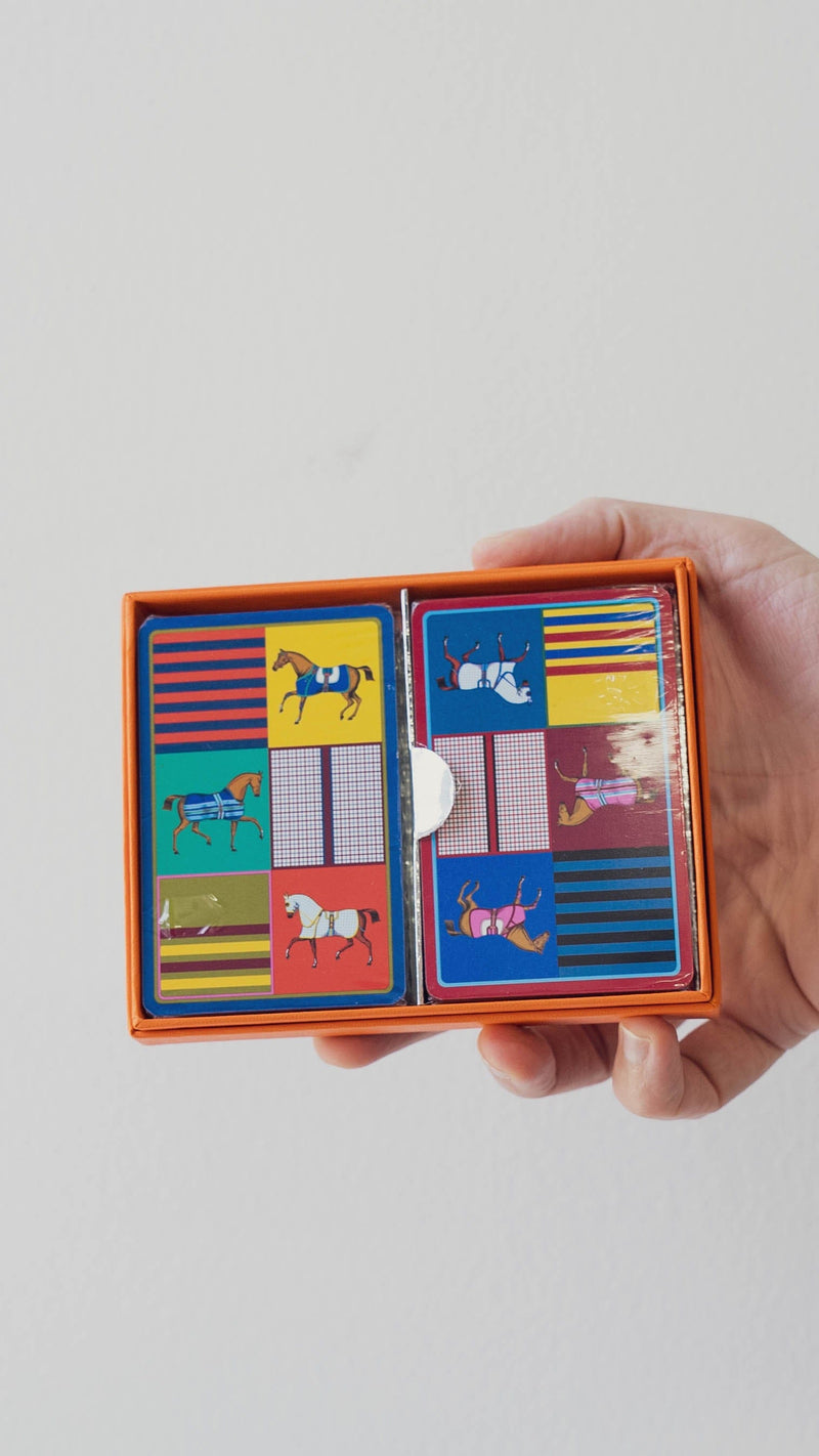 Hermès dog-print Playing Cards (set Of 2) - Farfetch
