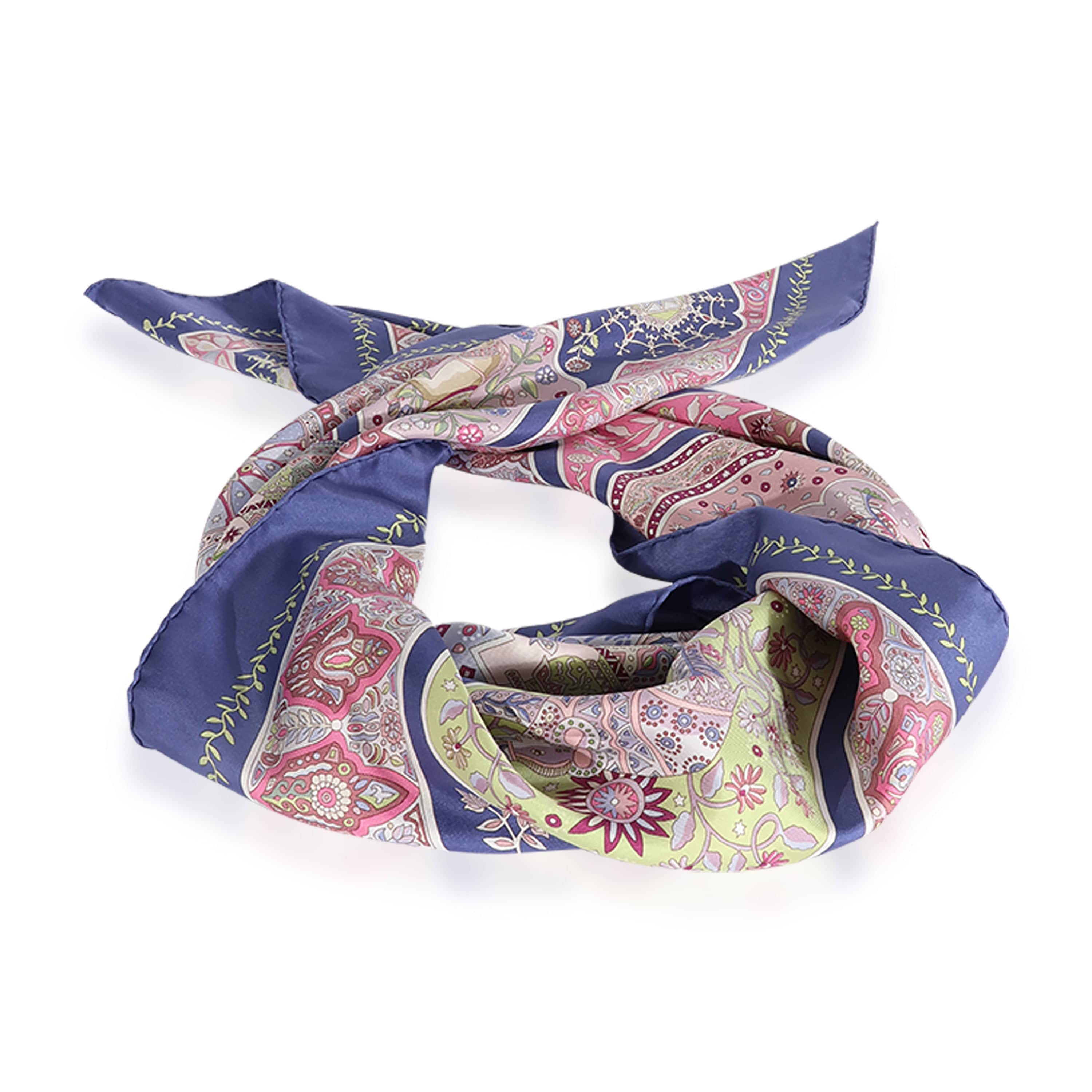 Hermès Hermès Multicolor Silk 'Aux Portes Du Palais' Scarf 90