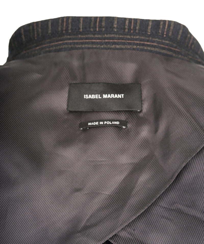 Isabele Marant Isabel Marant Black Double Breasted Oversized Blazer - AGL1209