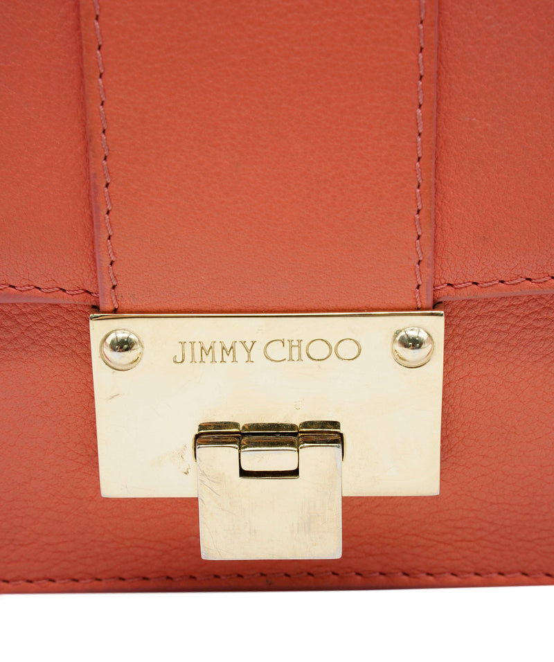 Jimmy choo orange bag hot sale