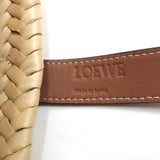 Loewe Loewe Basket Small Raffia Straw Bag Beige PXL2484
