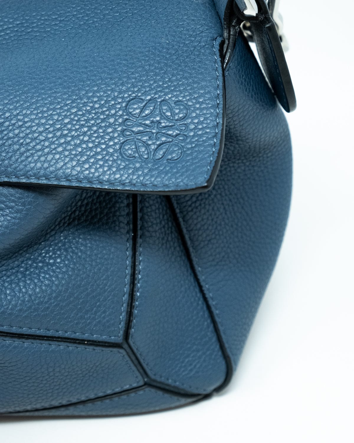 Loewe Loewe Blue Leather Puzzle Bag - AGL1766