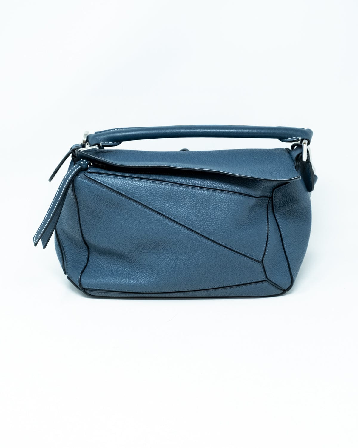 Loewe Loewe Blue Leather Puzzle Bag - AGL1766