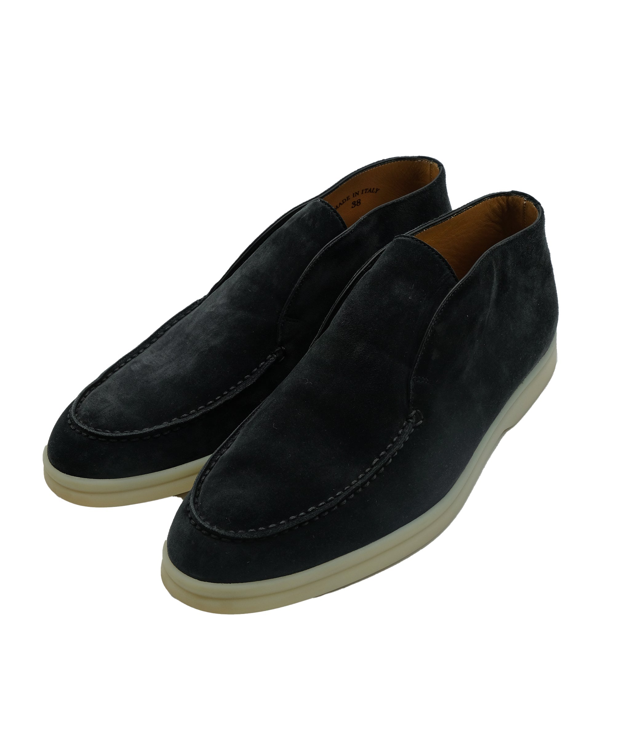Loro Piana Loro Piana  loafers Suede charcoal size 38 RJC2161