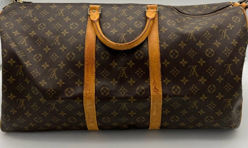 LOUIS VUITTON Monogram Keepall Bandouliere 60 Boston Bag M41412 LV Aut –  LuxuryPromise