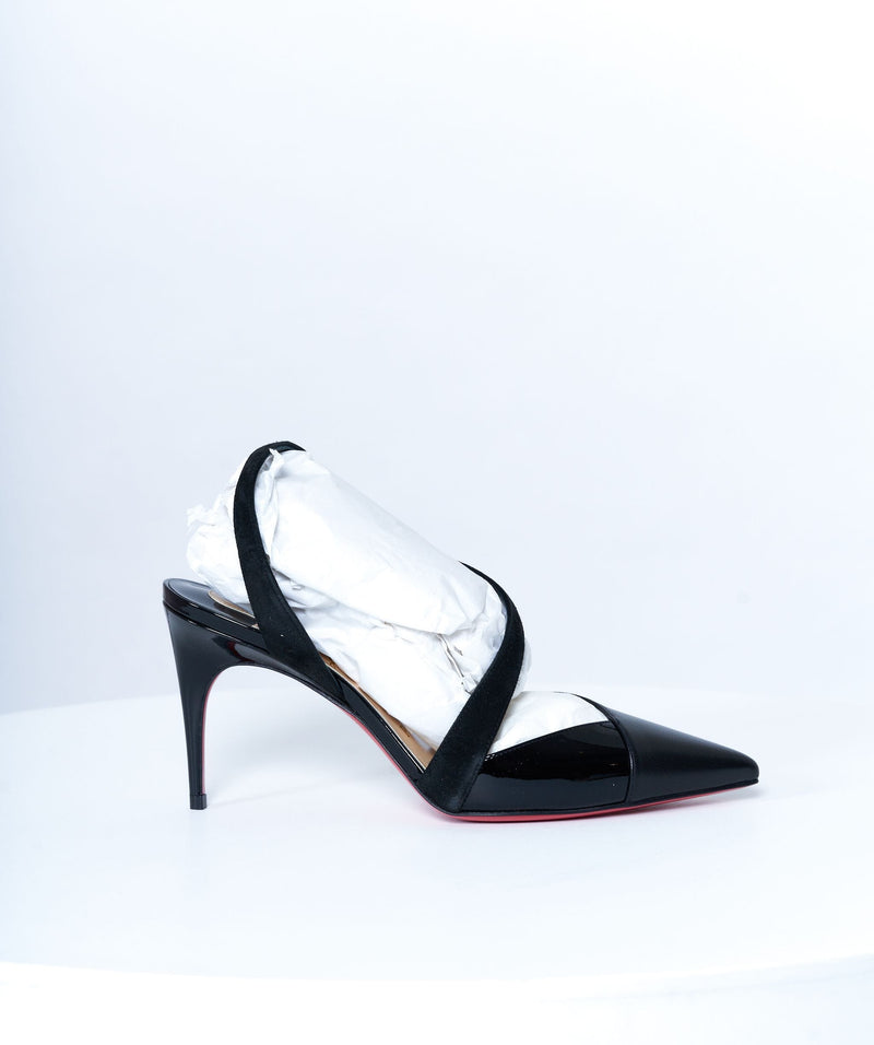 Christian Louboutin Black Platina Heels Size 36.5 – LuxuryPromise