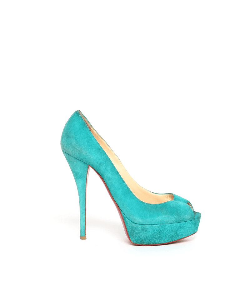 Teal christian louboutin shoes new arrivals