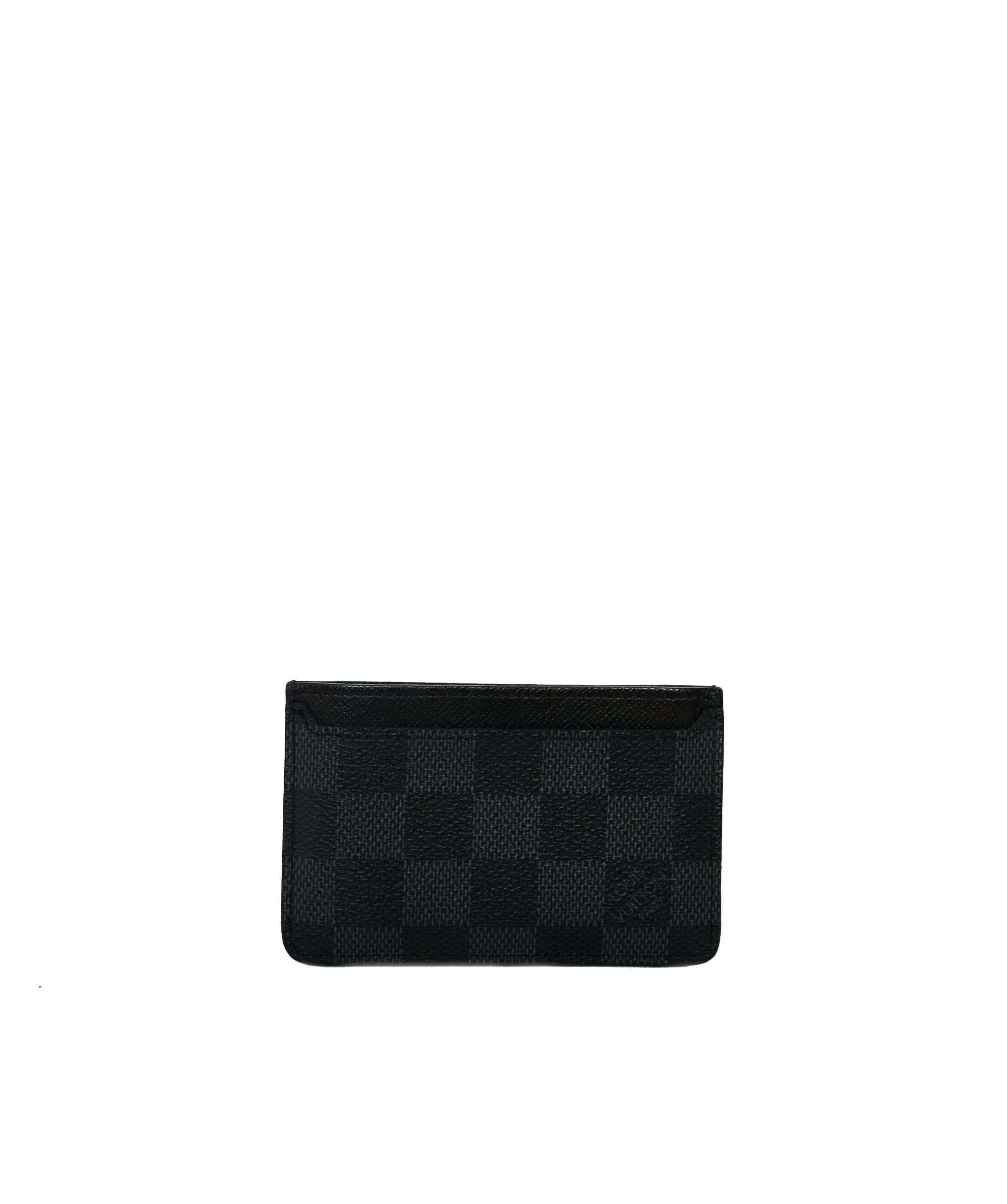 Louis Vuitton Louis Vuitton black damier card holder  - ADL1112