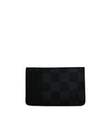 Louis Vuitton Louis Vuitton black damier card holder  - ADL1112