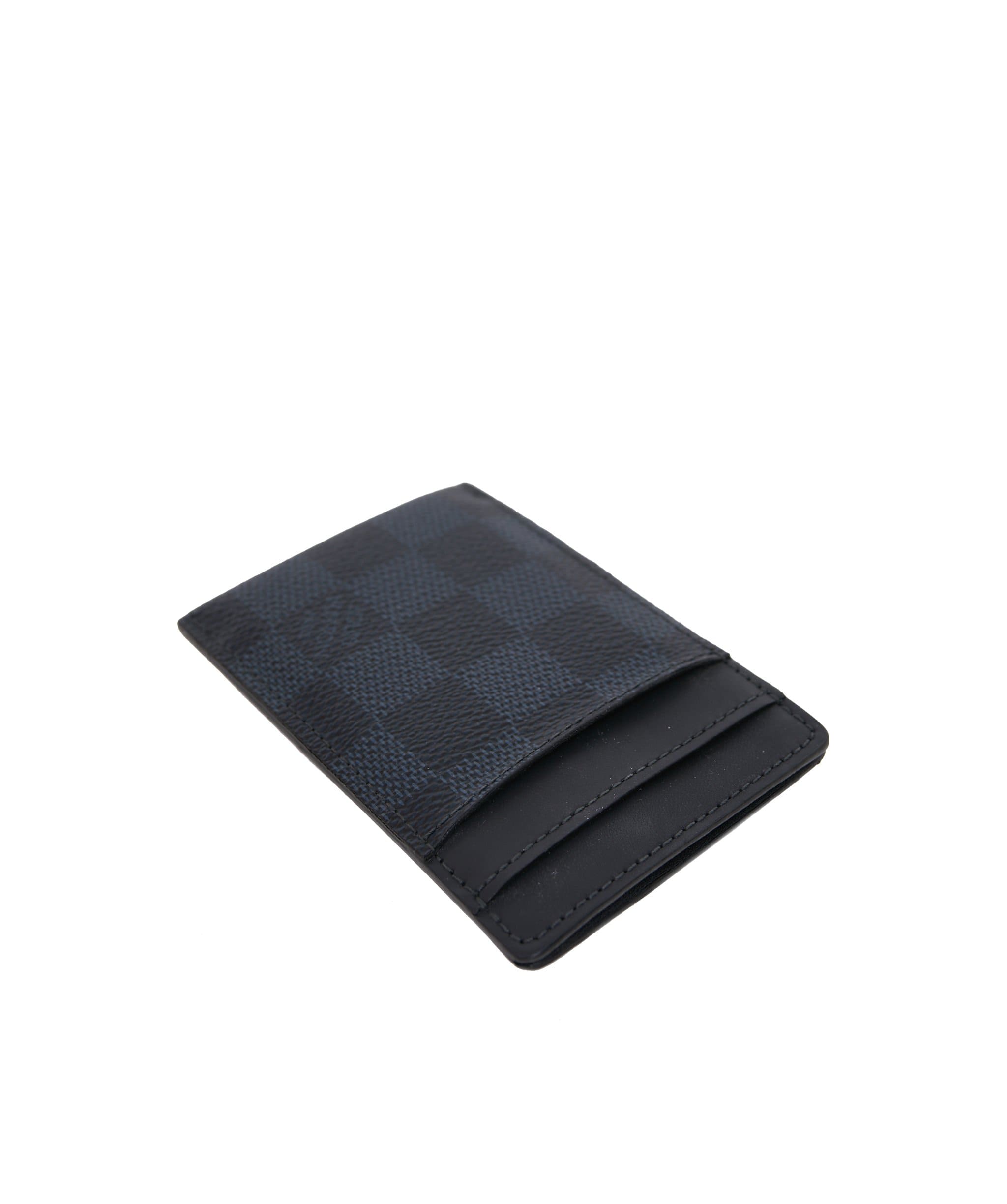 Louis Vuitton Louis vuitton black damier card holder with clip  - ADL1087