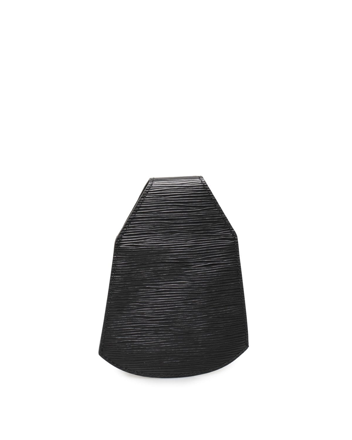 Louis Vuitton Louis Vuitton Black Leather Belt Bag Pouch GHW - AGL1463