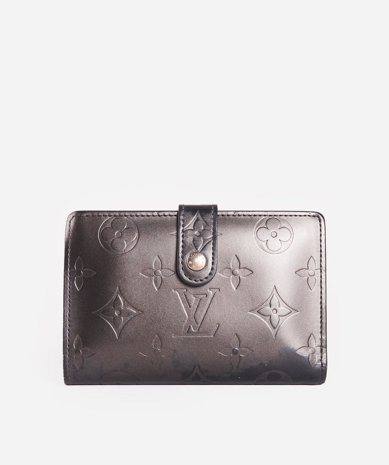 Louis Vuitton - Clémence Wallet - Monogram Leather - Black - Women - Luxury