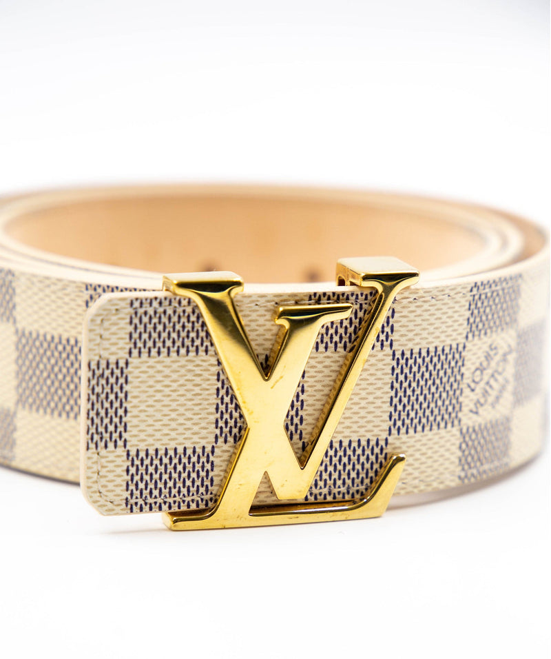 white and gold louis vuitton belt