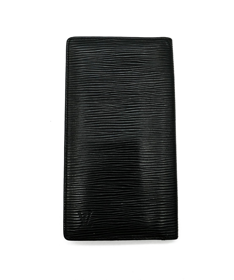 Louis Vuitton Louis Vuitton Epi Black Bi Fold Wallet RJC1599
