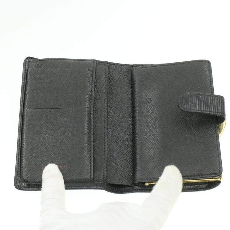 Louis Vuitton Louis Vuitton Epi Black Wallet