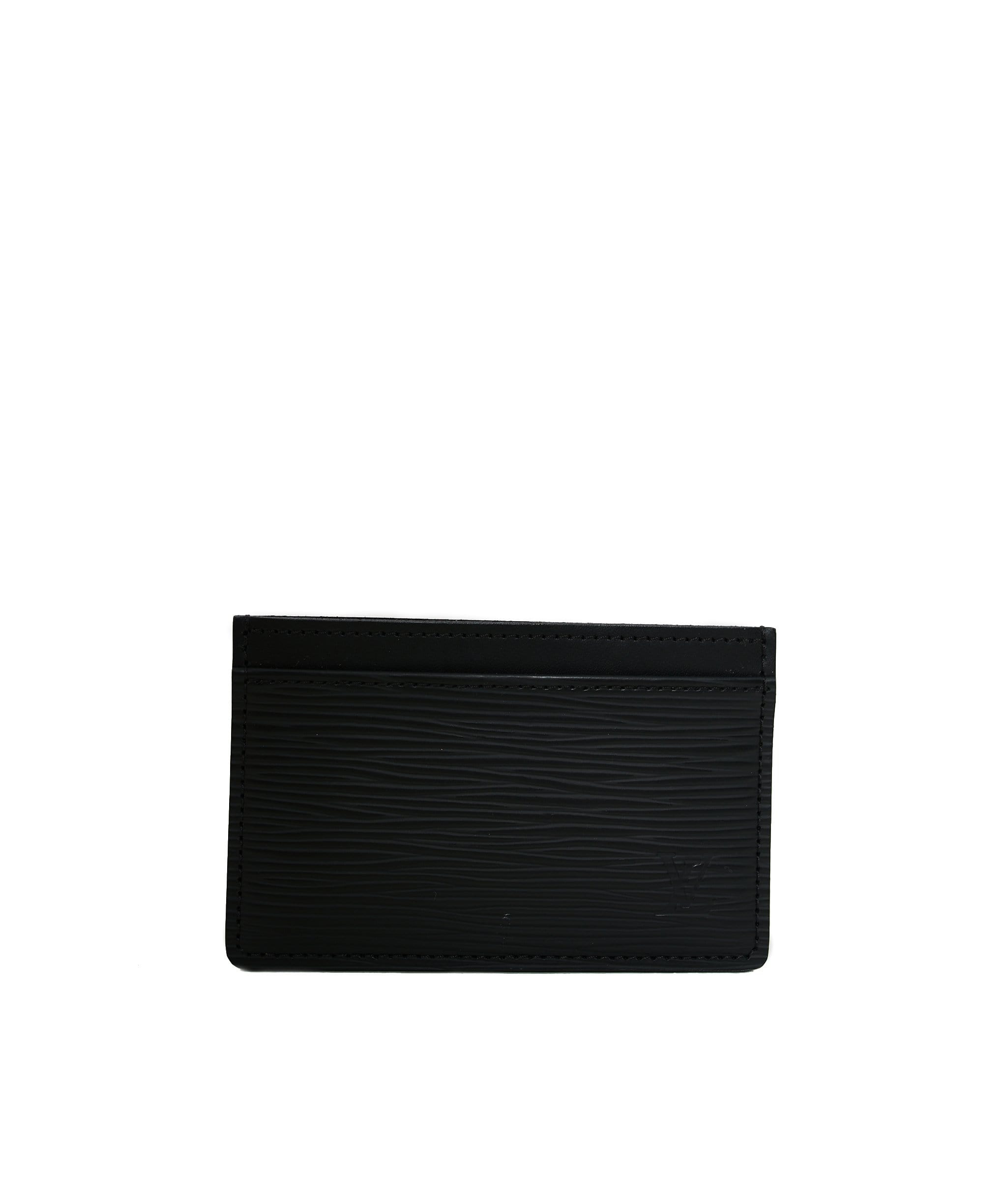 Louis Vuitton Louis Vuitton epi leather card holder black  - ADL1107