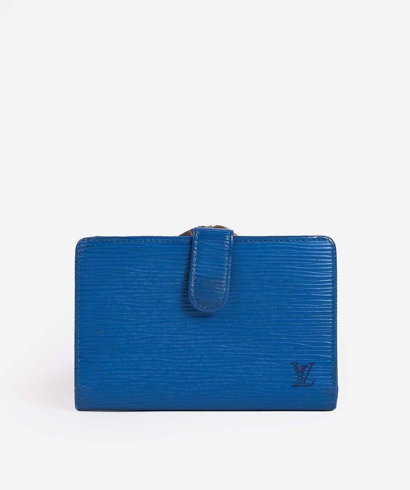 Louis Vuitton Louis Vuitton Epi Toledo Blue Wallet