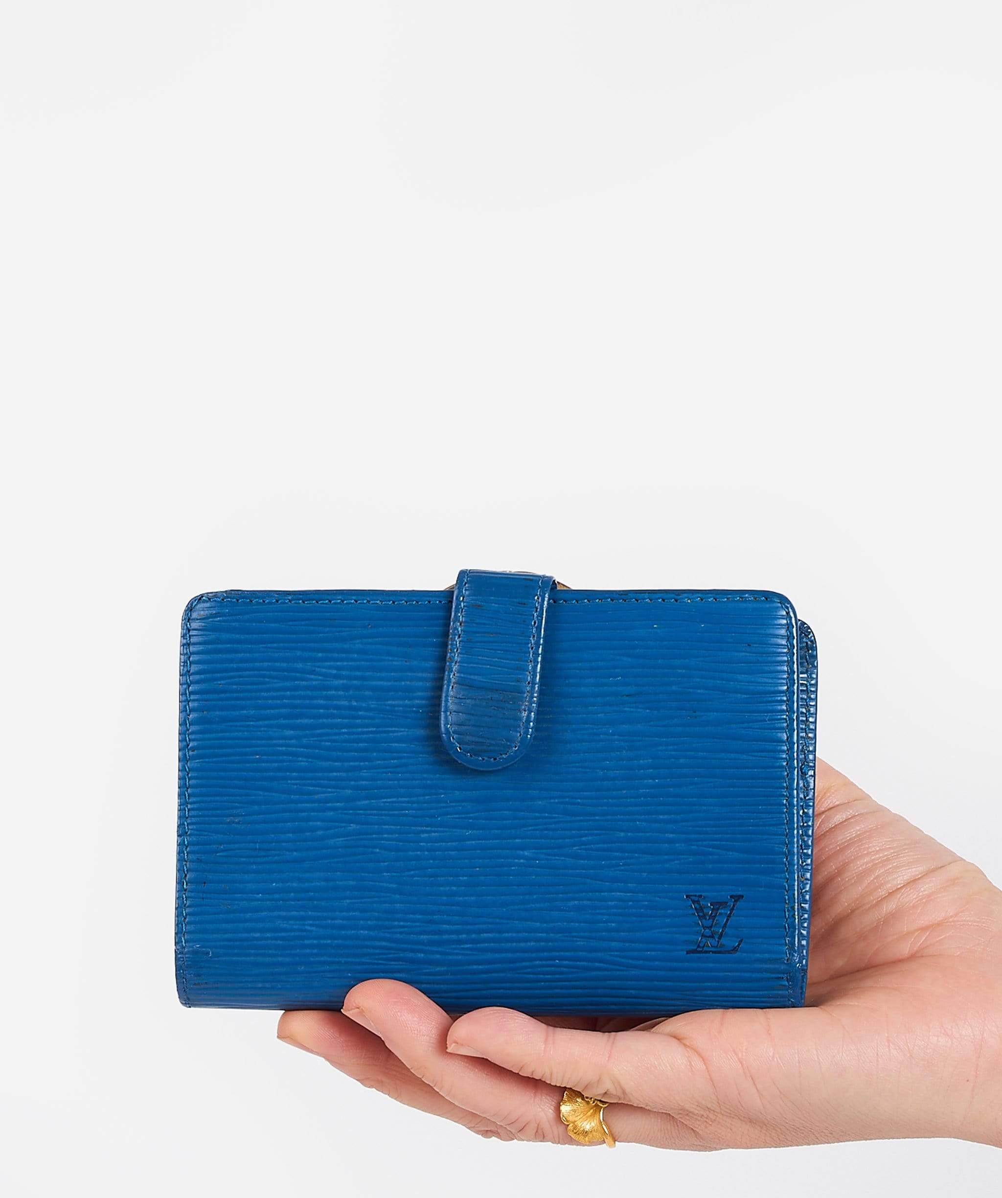 Louis Vuitton Louis Vuitton Epi Toledo Blue Wallet