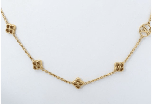 Vintage Louis Vuitton Flower Full Long Necklace