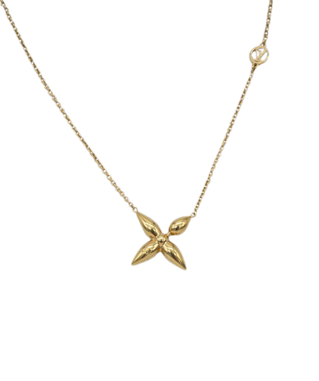 Louis Vuitton My Flower Chain necklace Grey Steel ref.948219 - Joli Closet