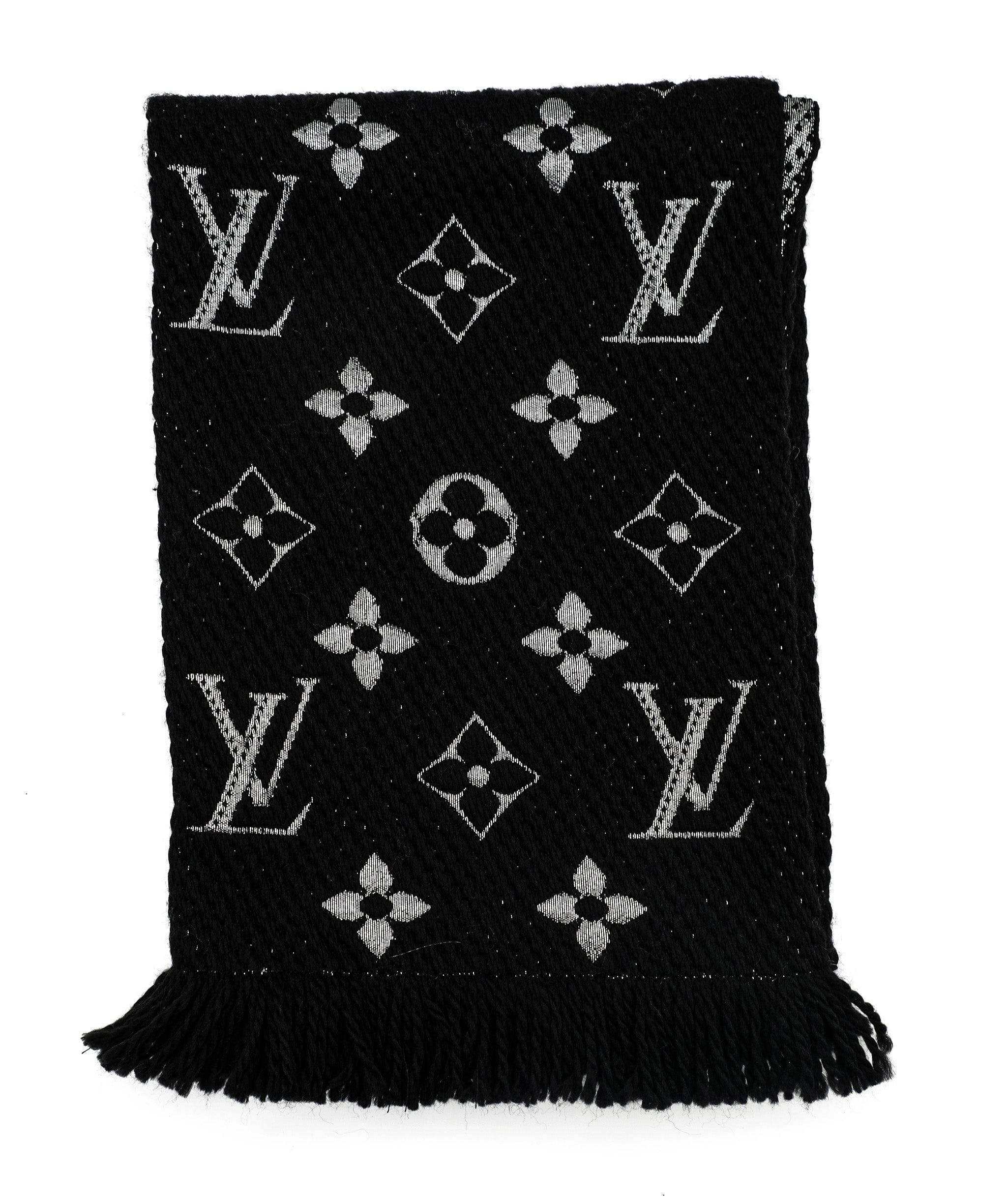 Louis Vuitton Louis Vuitton Knit Scarf Black RJL1842