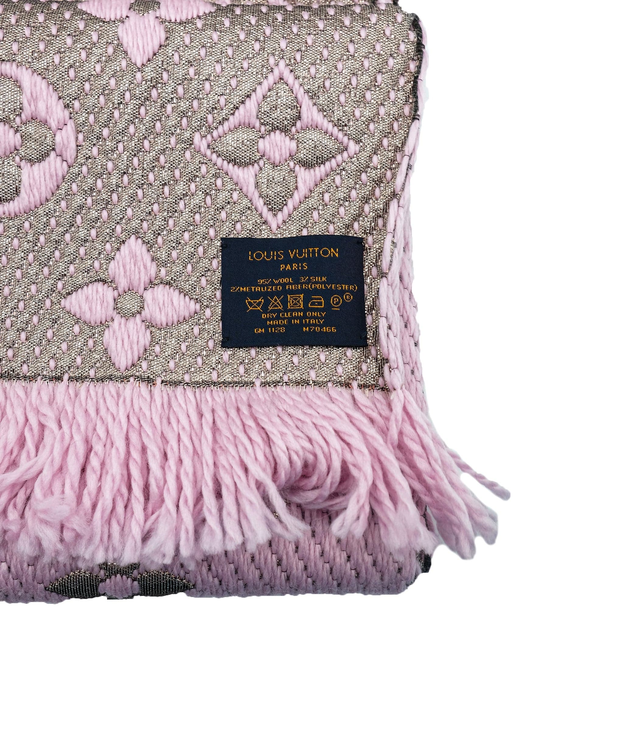 Louis Vuitton Louis Vuitton Knit Scarf Pink RJL1844