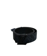 Louis Vuitton Louis Vuitton Monogram Black Leather Belt - AGL1205