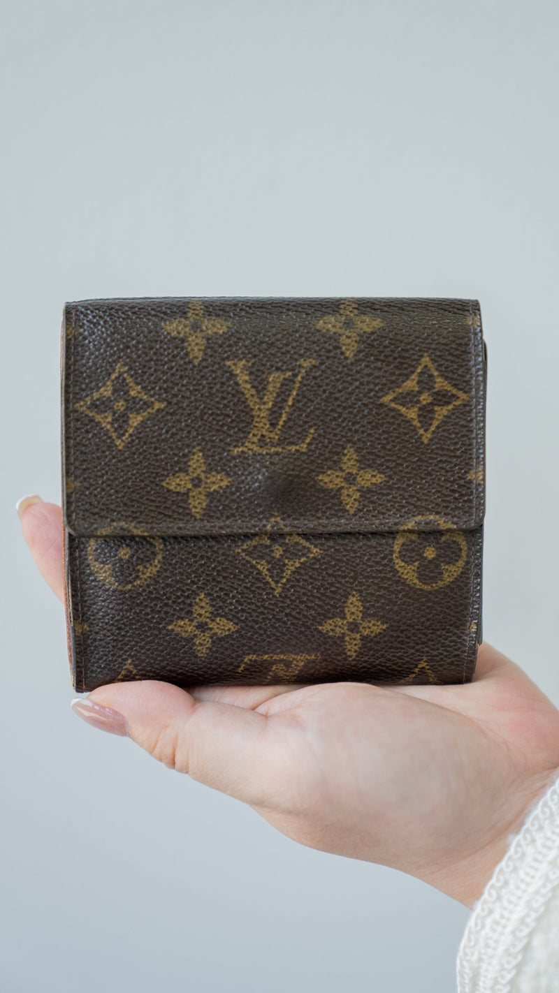Fix a vintage Louis Vuitton Monogram Elise Wallet 