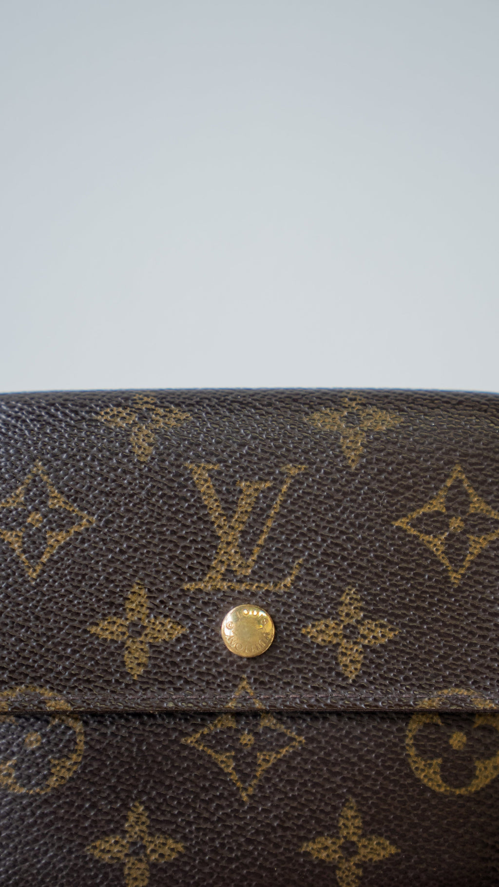 Louis VUITTON Wallet Elise in monogrammed leather, br…