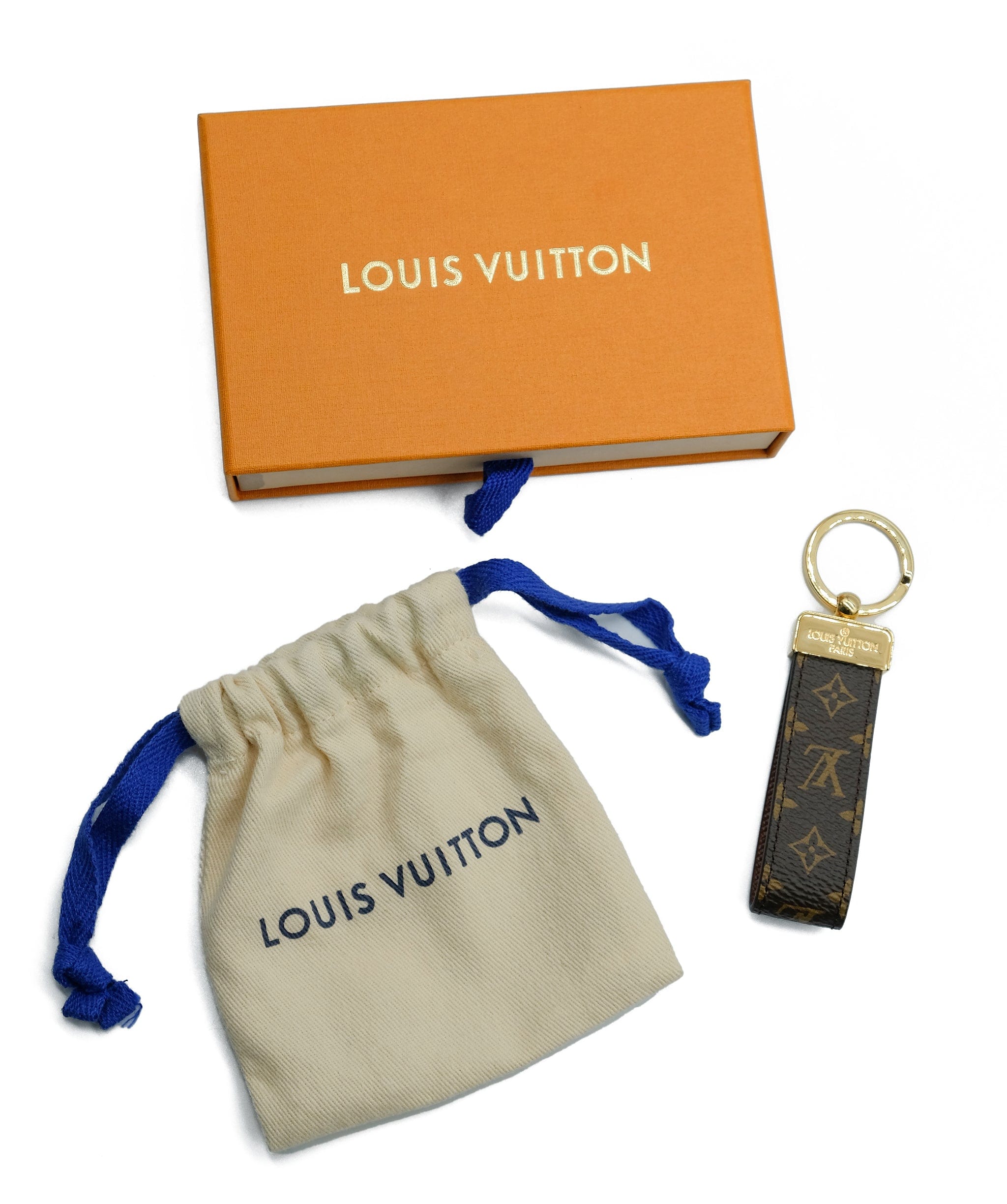 Louis Vuitton Louis Vuitton Monogram Gold Key Chain REC1193