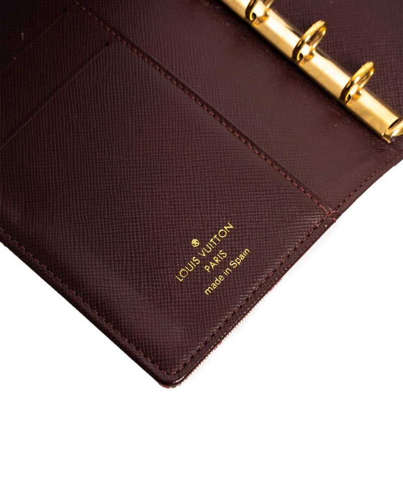 Louis Vuitton LOUIS VUITTON Monogram Mini Lin Agenda PM Day Planner AWL1059