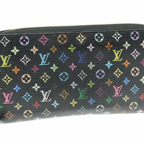 Louis Vuitton Monogram Multicolor Zippy Wallet Black Grenade Pink - A World  Of Goods For You, LLC