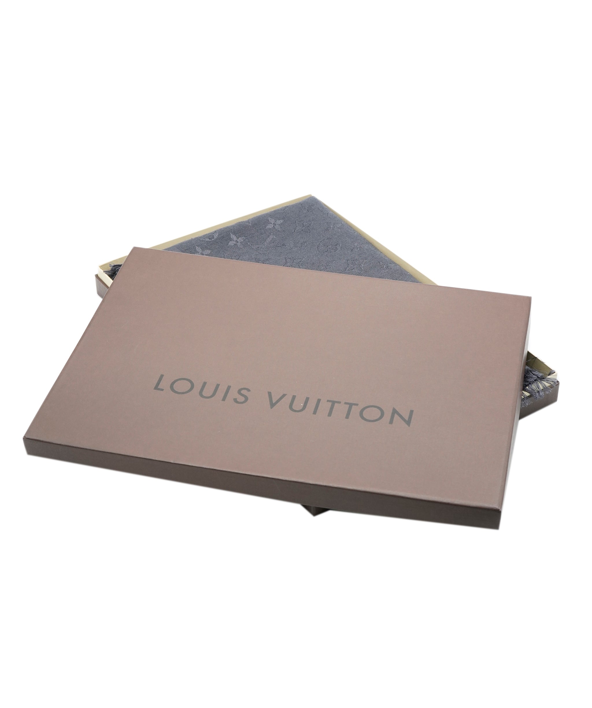 Louis Vuitton Louis Vuitton Monogram Scarf Dark grey ASL6983