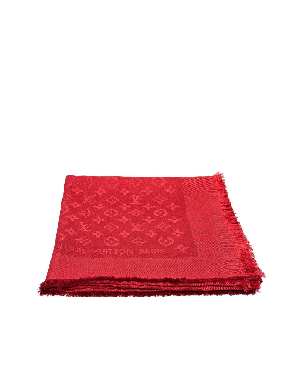 Louis vuitton sale red shawl