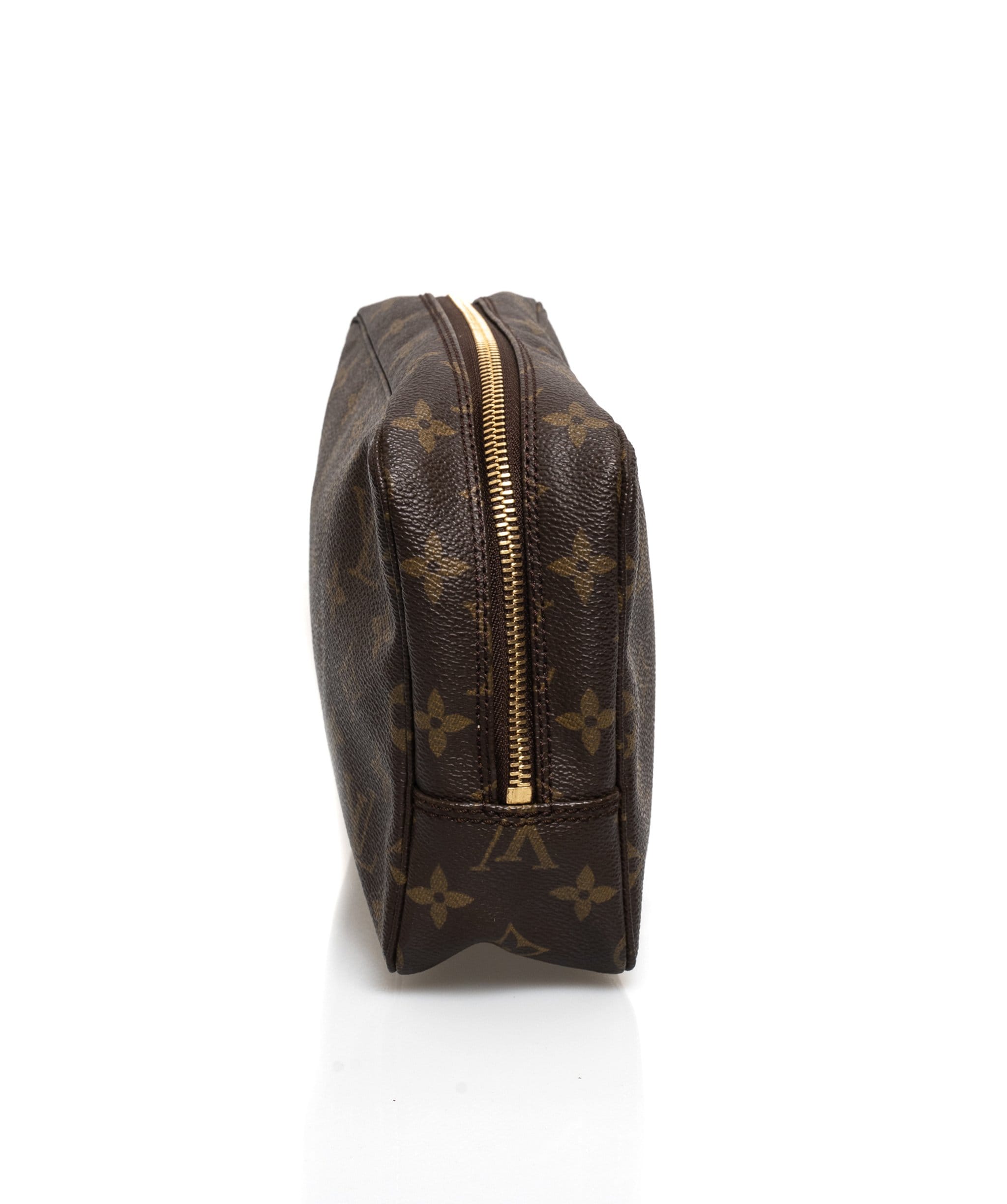 Louis Vuitton Trousse Toiletry Pouch sale Monogram 23 Brown Clutch