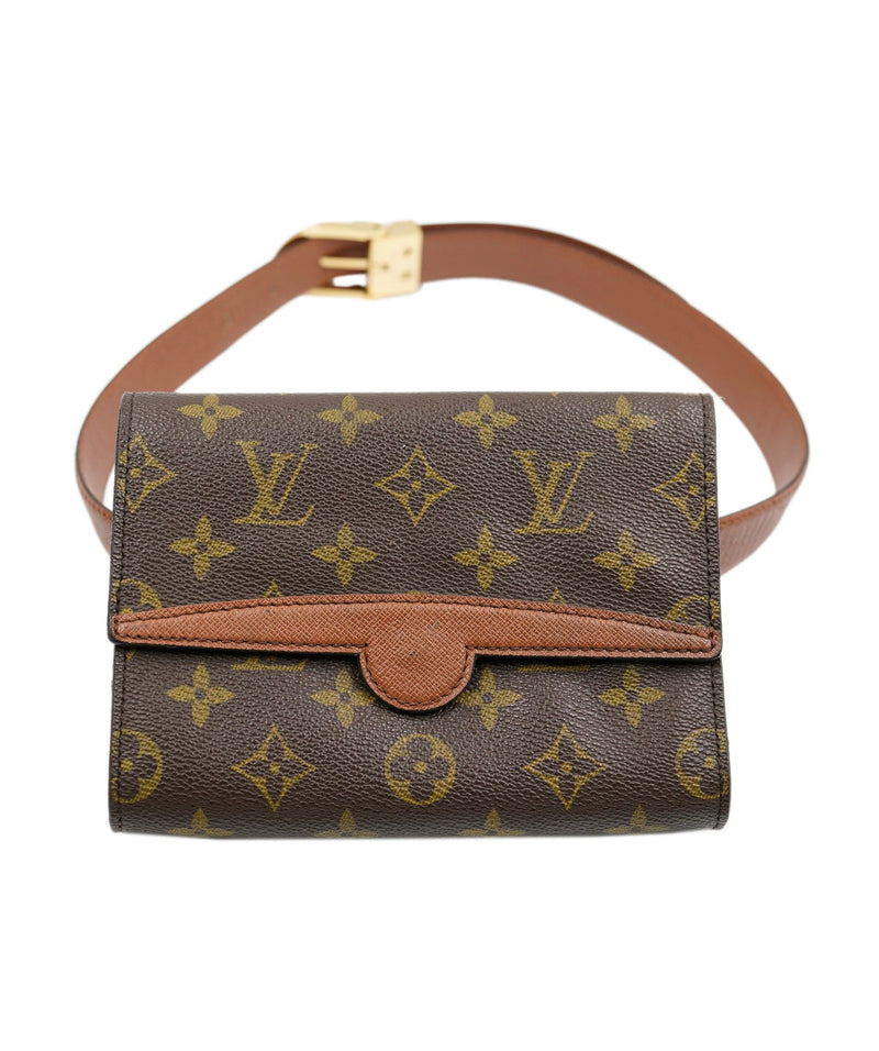 Louis Vuitton Pochette Arche Brown Monogram Canvas AWL4227