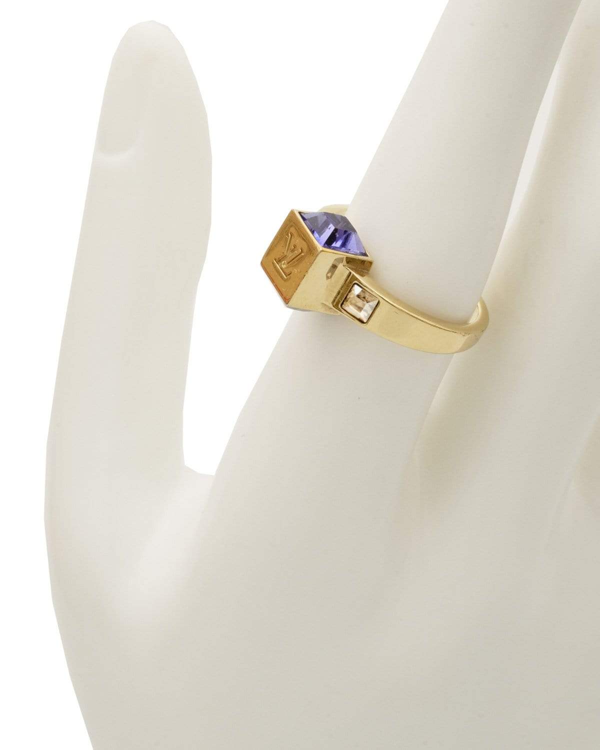 Louis Vuitton Louis Vuitton Purple Stone Ring - AWL2062