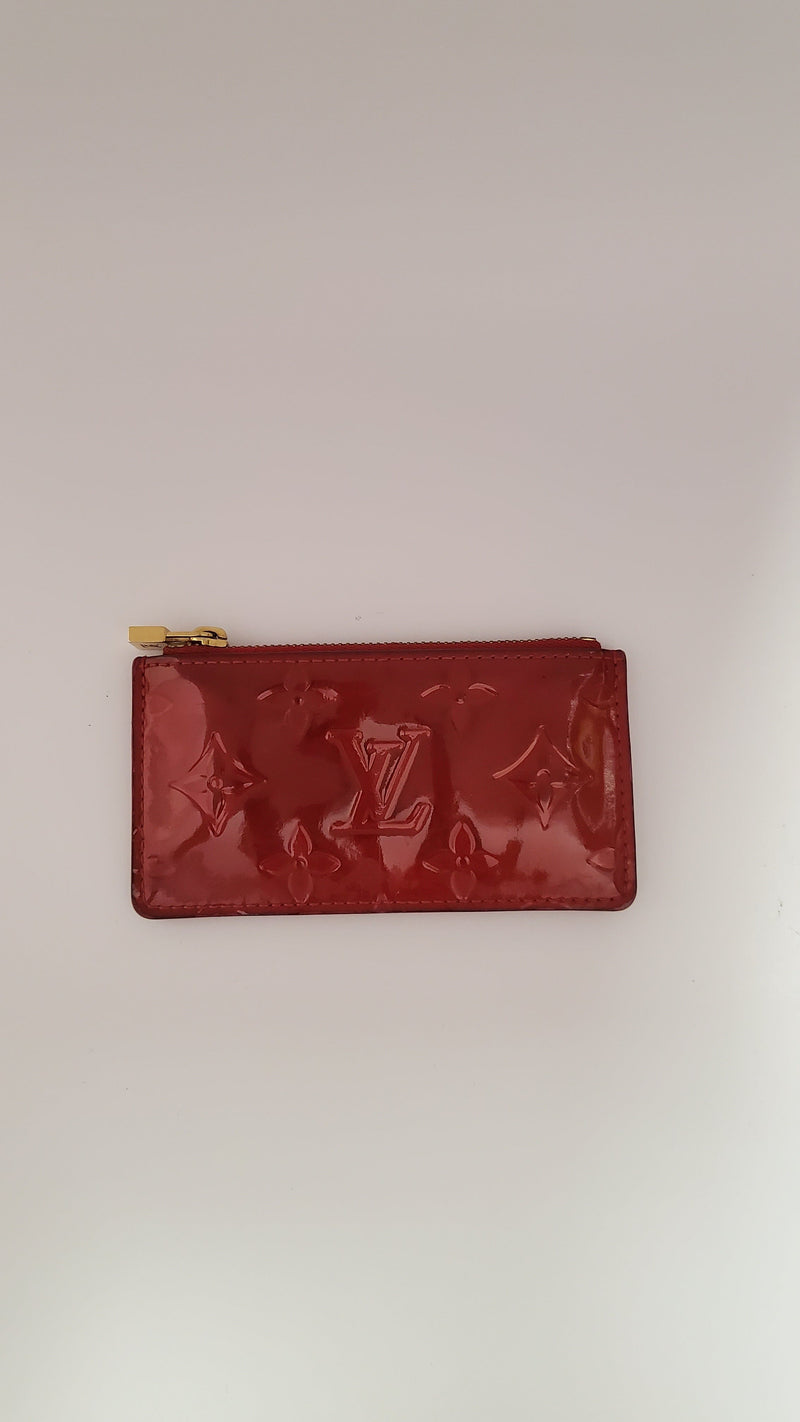 Louis Vuitton Louis Vuitton Pochette Accessories Red Vernis