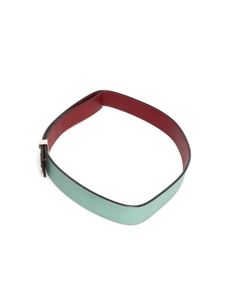 Louis Vuitton Reversible Red & Turquoise Belt - ASL1625 – LuxuryPromise