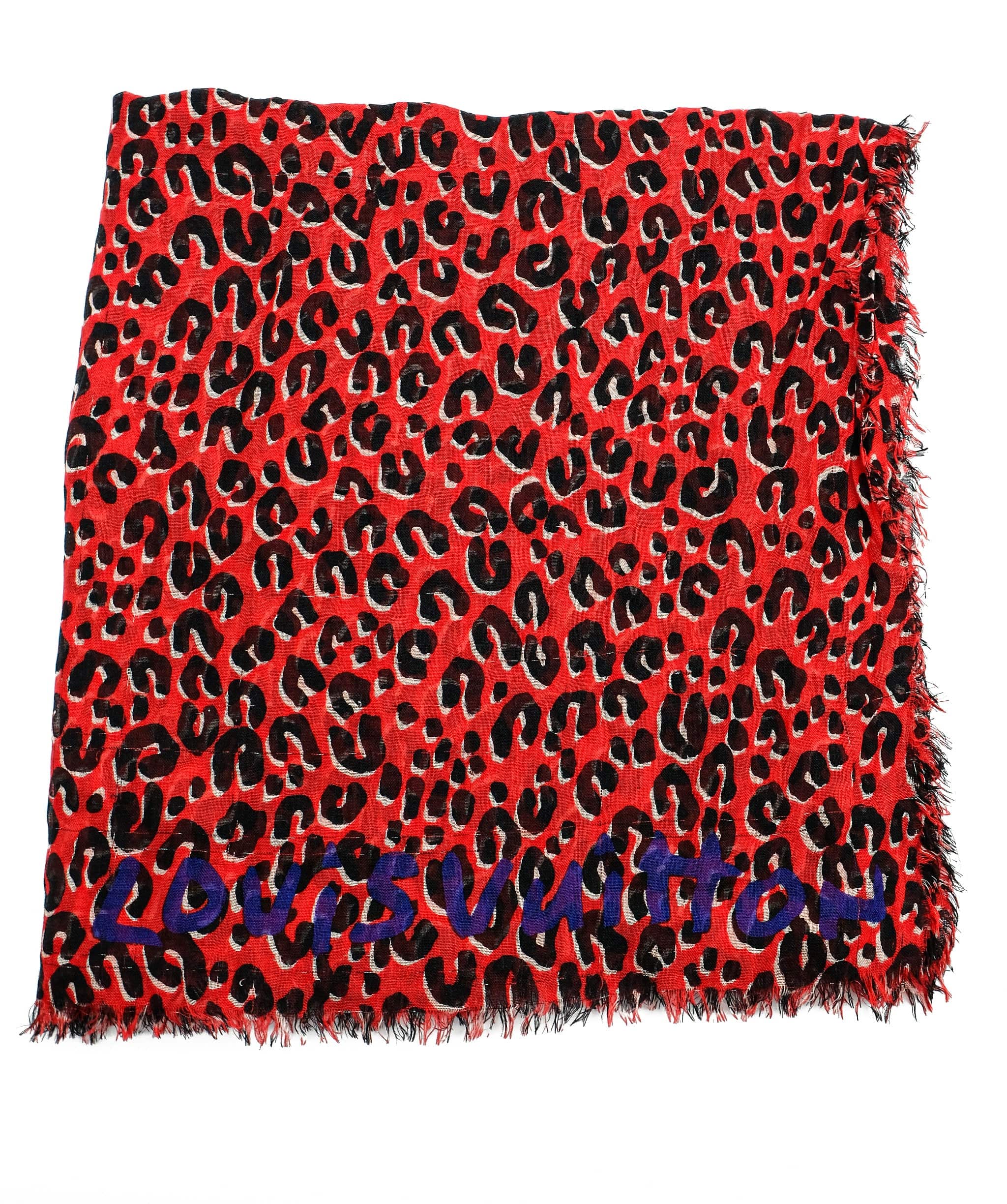 Louis Vuitton louis vuitton stephen sprouse scarf Red RJC1519