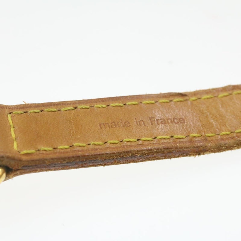 Dark Tan Leather Strap with Yellow Stitching for Louis Vuitton (LV), Coach  & More - .5 Petite Width