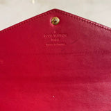 Louis Vuitton LV patent PATENT PURPLE/RED WALLET - AWL3933