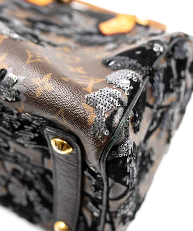Louis Vuitton Fleur de Jais Speedy Handbag