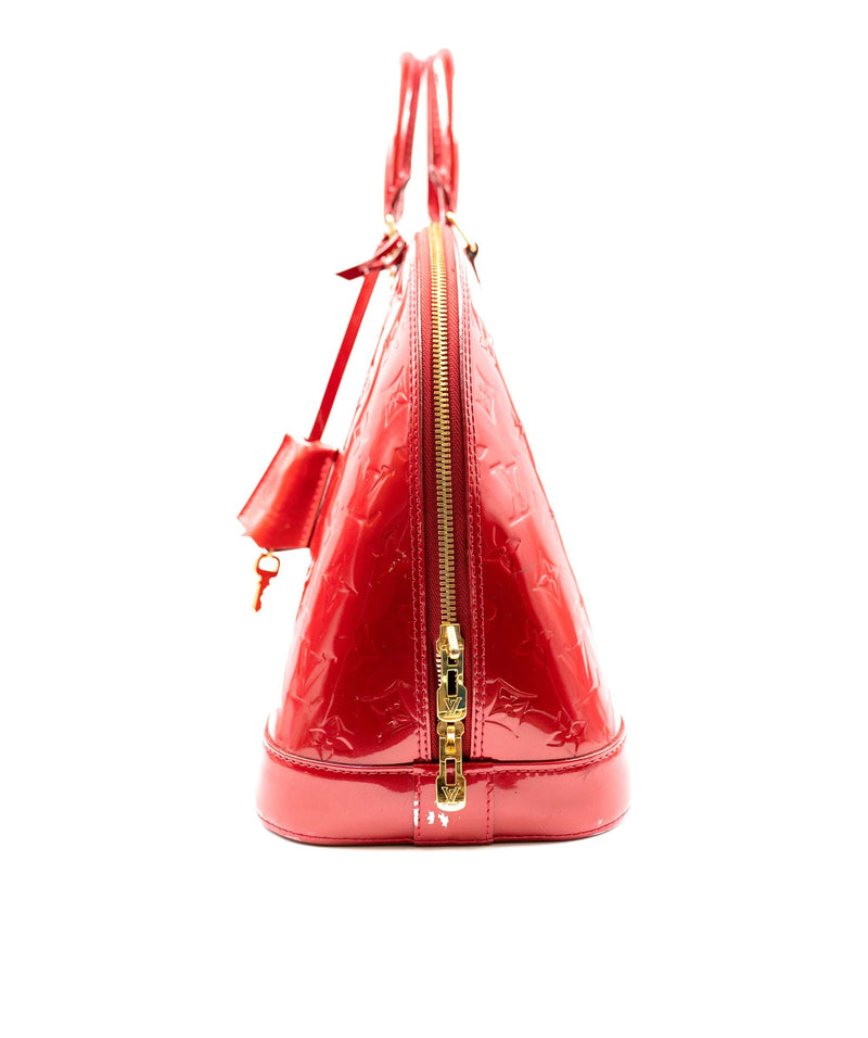 Louis Vuitton Vernis Alma Red RJL1373 – LuxuryPromise