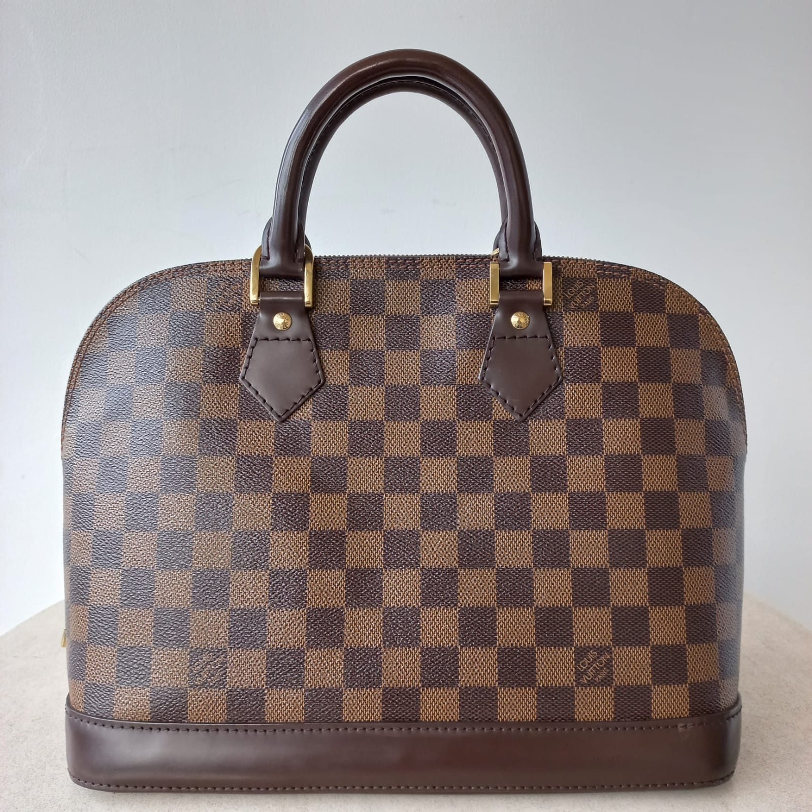Louis Vuitton Damier Ebene Alma PM Bag MLX22022