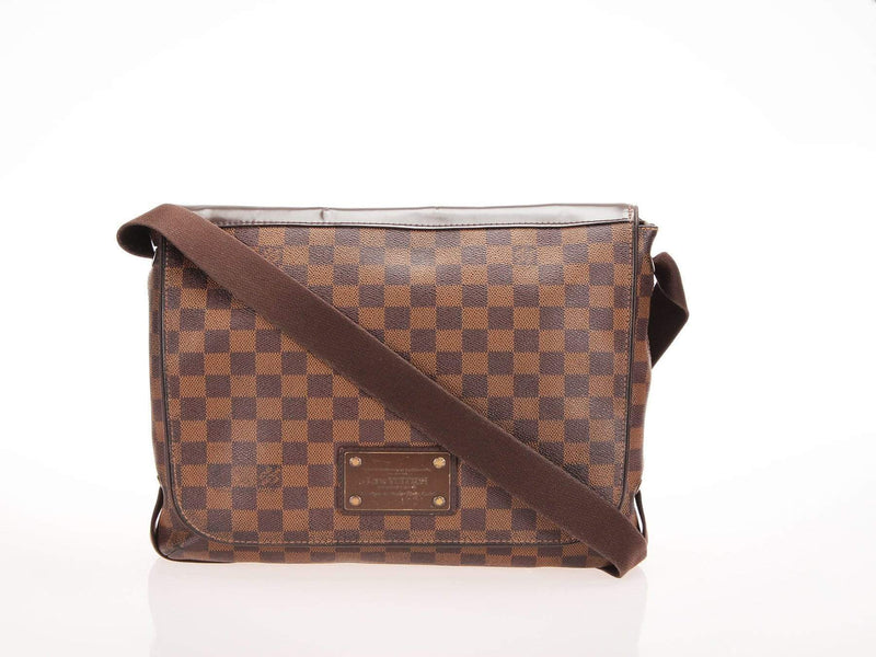 Louis Vuitton Damier Ebene Brooklyn Messenger Crossbody Bag