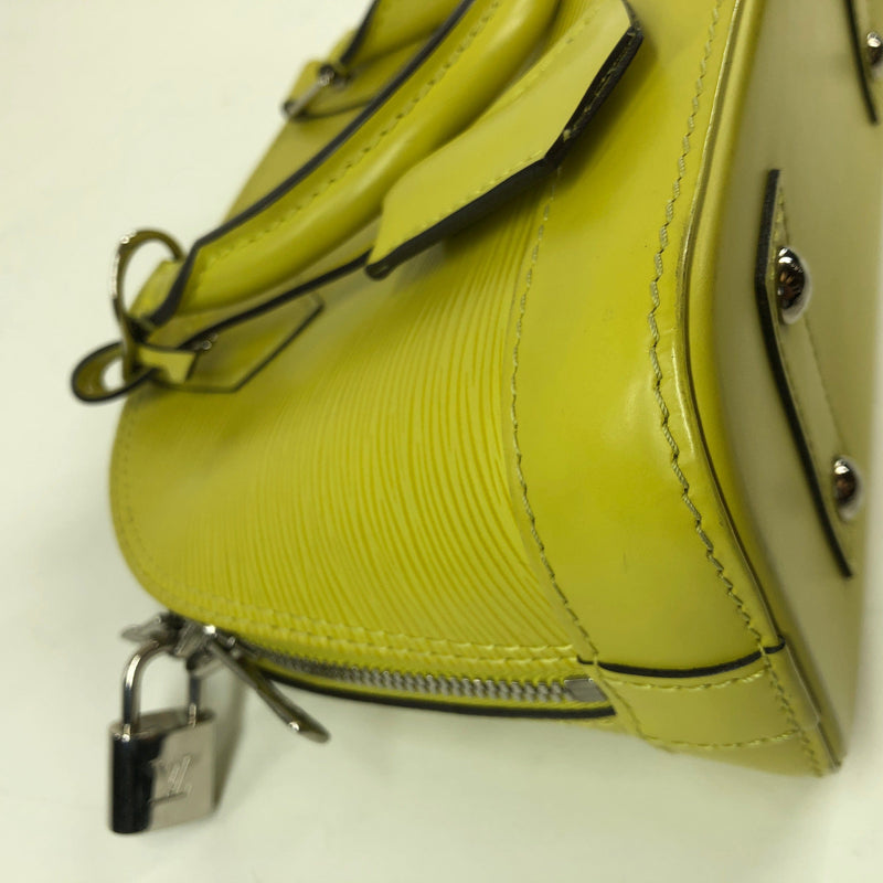 LOUIS VUITTON Yellow Epi Leather Alma PM Bag