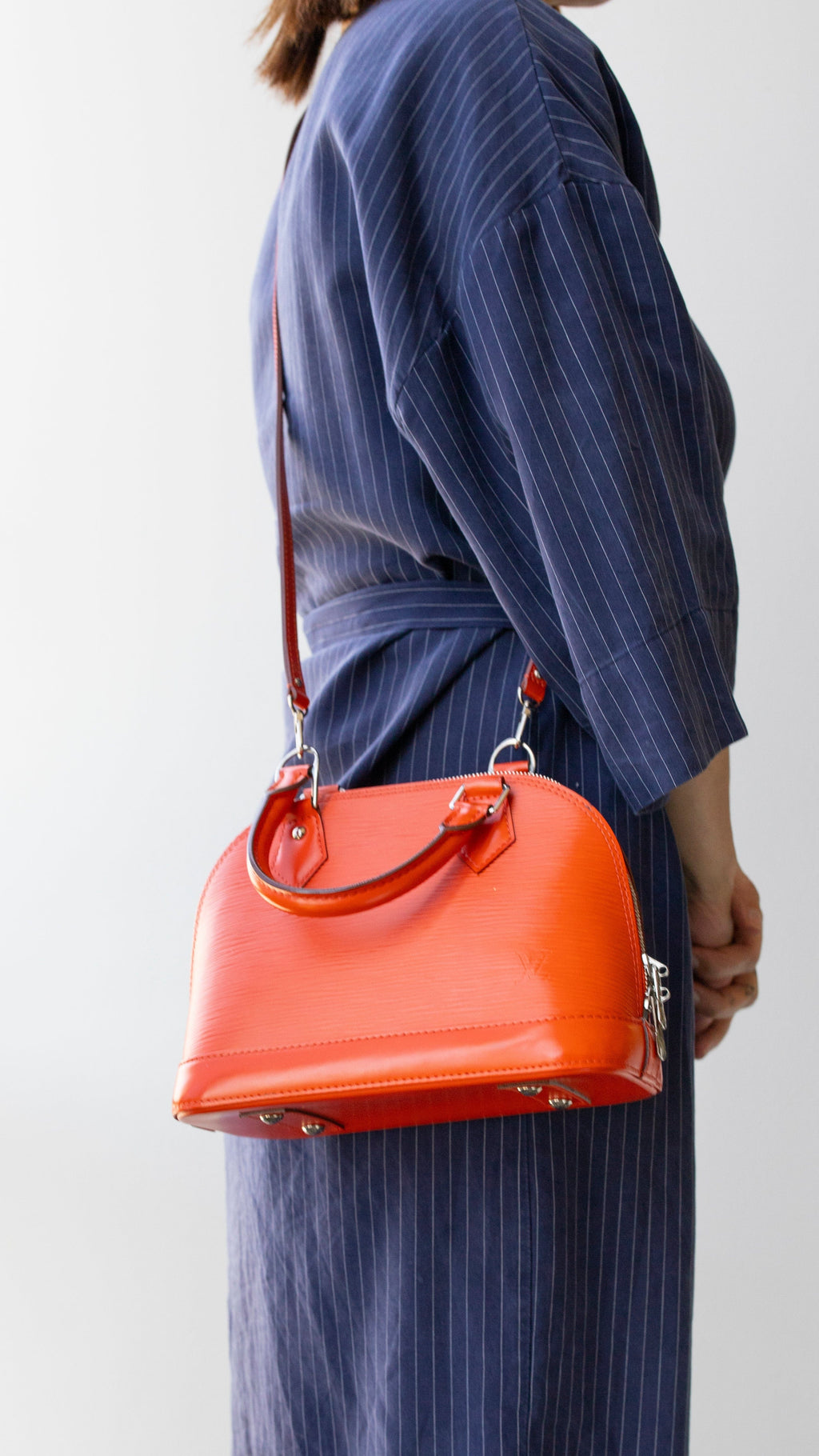 Louis Vuitton Alma BB Epi Orange RJL1654 LuxuryPromise