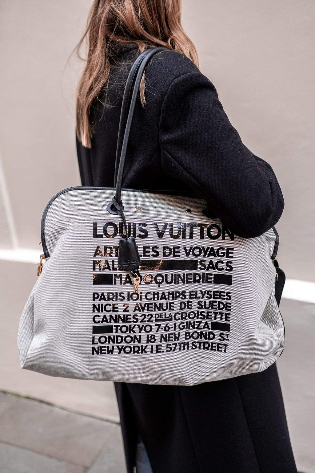 Louis Vuitton Articles de Voyage Malles Handbag Canvas at 1stDibs