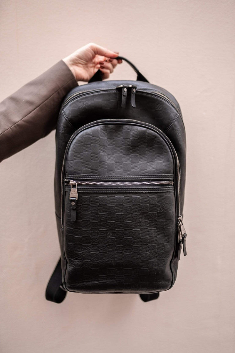 Louis Vuitton Louis Vuitton Black Damier Canvas Backpack - AGL1432